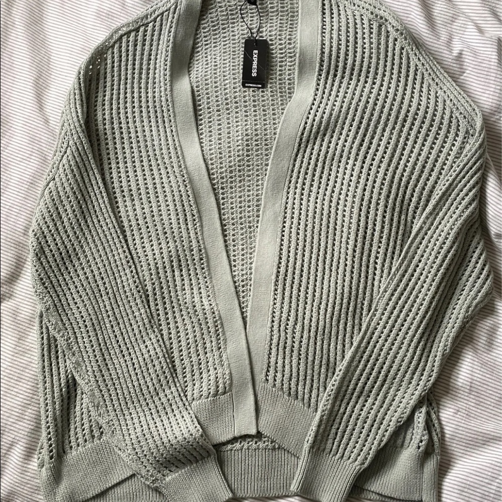 Express Open Stitch Cardigan - Picture 2 of 3